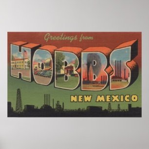 Poster Hobbs, New mexico - grandes cenas da letra