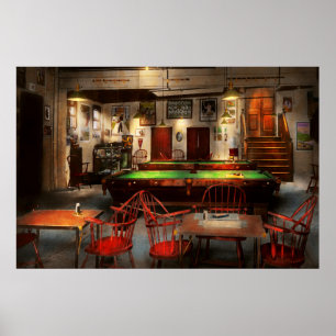 Póster Hobby - Piscina - The billiards club 1915