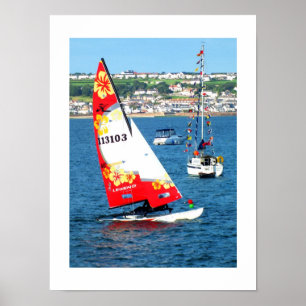Póster Hobie cat, Jersey