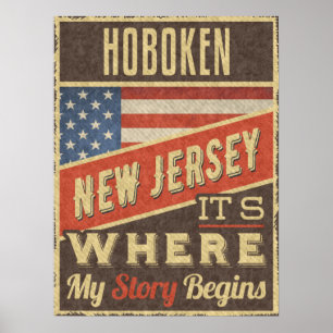 Poster Hoboken New Jersey