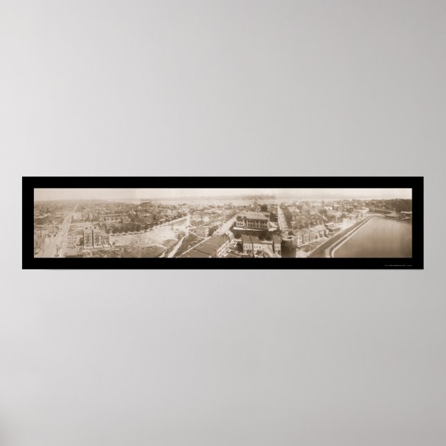 Póster Hoboken Weehawken NJ Foto 1909 (Frente)