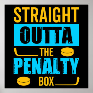 Poster Hockey com Penalbox