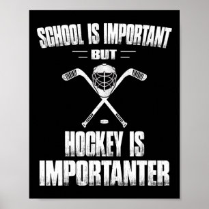 Poster Hockey É Importante Dons S Para Rapazes E Homens