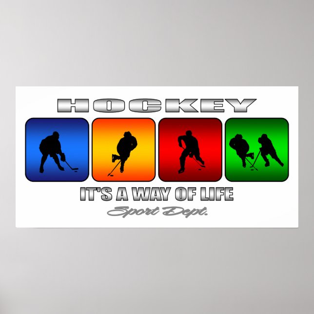 Póster Hockey legal É Uma Forma De Vida (Frente)