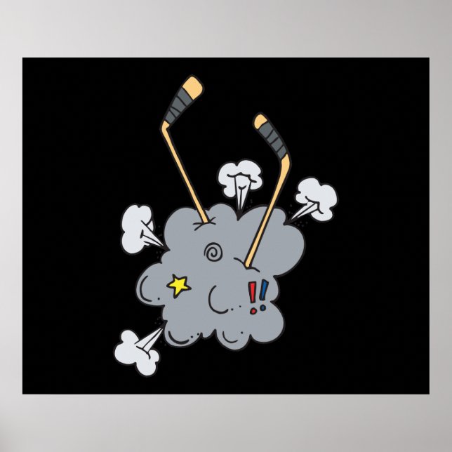 Póster Hockey Time (Frente)