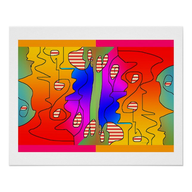 Póster Hodge Podge Wall Art Poster Art (Frente)