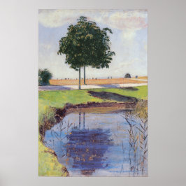 Poster Hodler - As Árvores de Castanha 1889