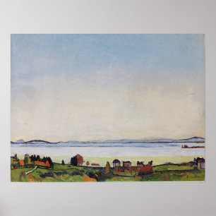 Poster Hodler - Lago Genebra De Lausanne 1912