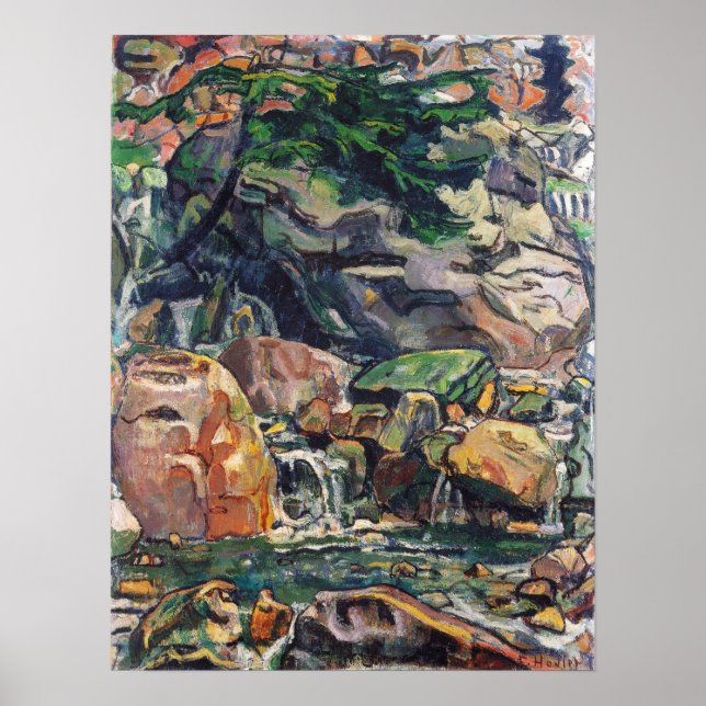 Poster Hodler - Mountain Stream Próximo de Beatenberg 191 (Frente)