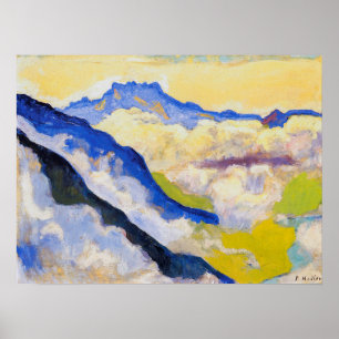 Poster Hodler - Nas Nuvens 1917