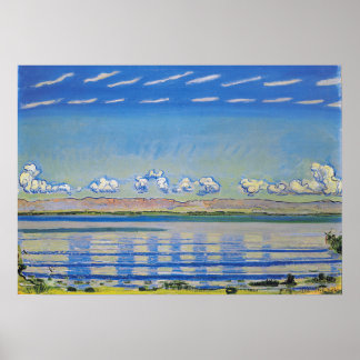 Poster Hodler - Paisagem Rítmica No Lago Genebra 1908