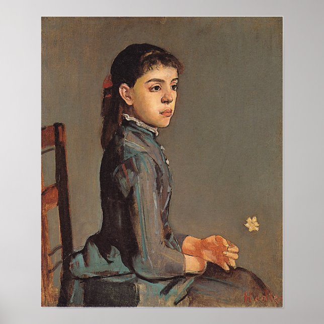 Poster Hodler - Retrato De Louise Delphine Duchosal (Frente)