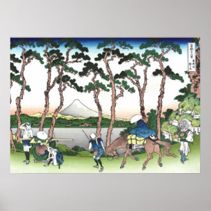 Poster Hodogaya na autoestrada Tokaido