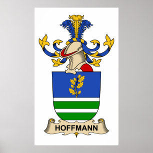 Poster Hoffmann Family Crest