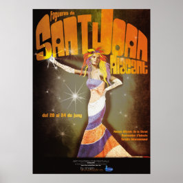 Póster Hogueras de San Juan Alicante