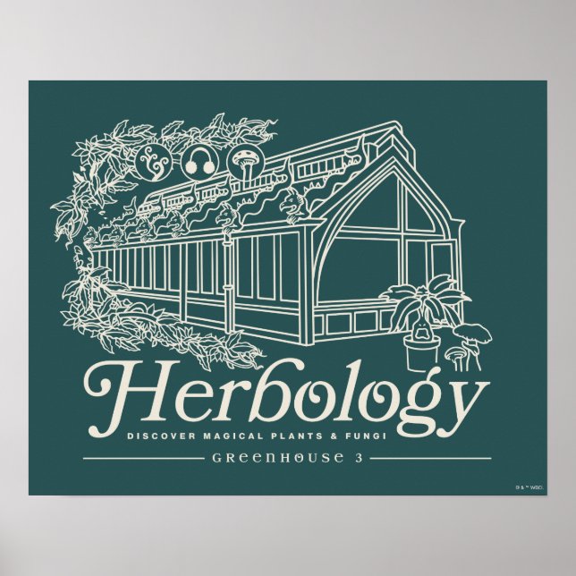 Poster HOGWARTS™ Herbology Greenhouse (Frente)