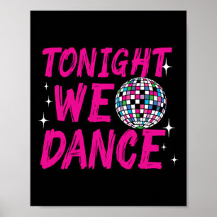 Poster Hoje À Noite, Dançamos Engraçados Partidos De Danç