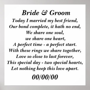 Póster Hoje casei-me com o meu melhor amigo personalizá-l