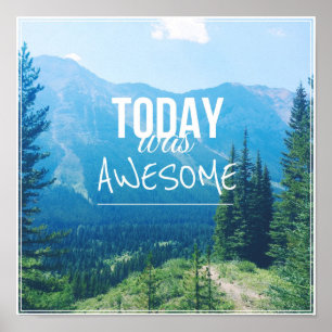 Póster Hoje era impressionante