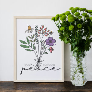 Poster Hoje Escolho Paz