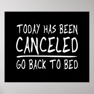 Poster Hoje foi cancelado