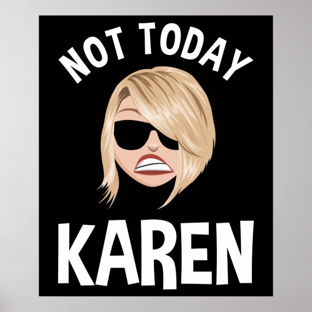Poster Hoje Karen (Frente)