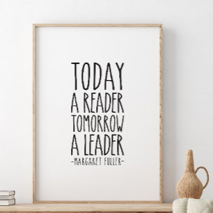 Poster Hoje leitora, amanhã líder, Margaret Fuller
