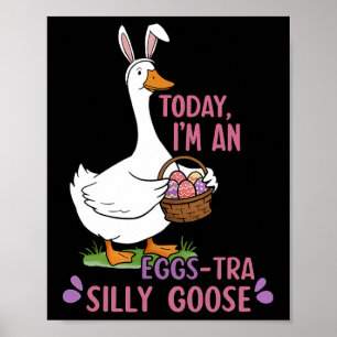 Poster Hoje sou um dia de Páscoa de Ovos-Bobo