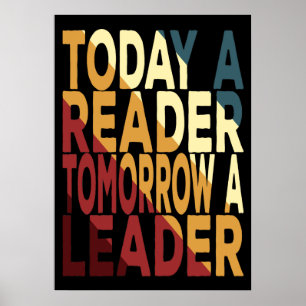 Poster Hoje Um Leitor Amanhã Um Líder