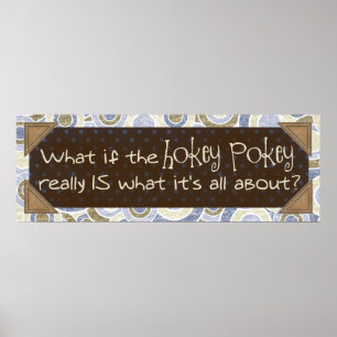 Poster Hokey Pokey Print