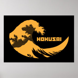Póster Hokusai - a grande onda