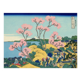 Póster Hokusai Fuji de Gotenyama no Tōkaidō em Shin