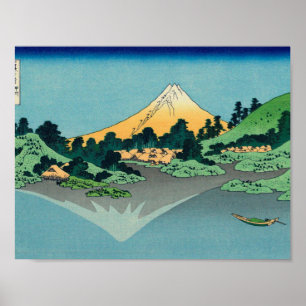 Poster Hokusai Katsushika - Monte Fuji