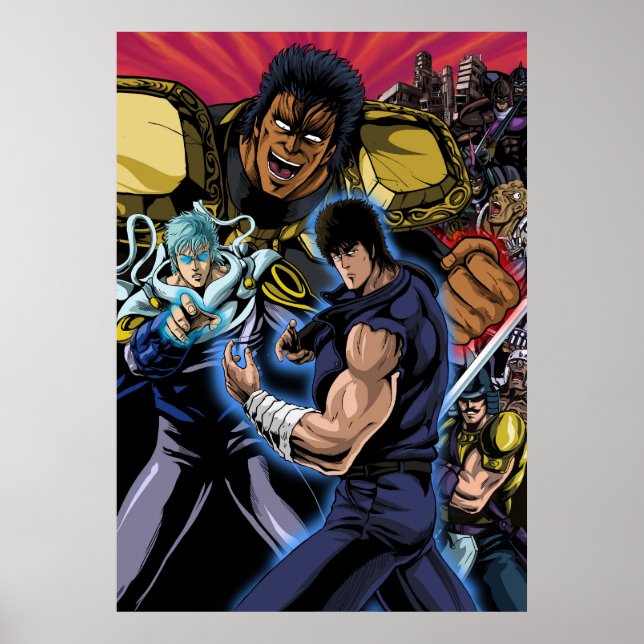 Poster Hokuto no ken (Frente)