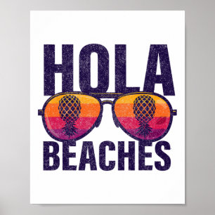 Poster Hola Beaches Do Lado De Boca Do Ananás