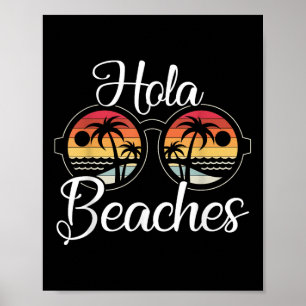 Poster Hola Beaches Férias Casamento Lua de mel