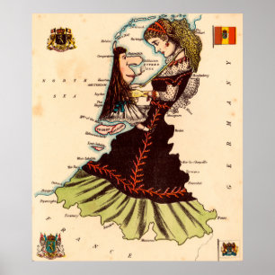 Poster Holanda e Bélgica