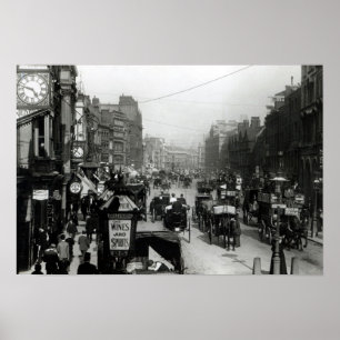 Poster Holborn alto, Londres, c.1890