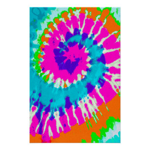 Póster holiES - Estilo de Batik Espiral de Energia