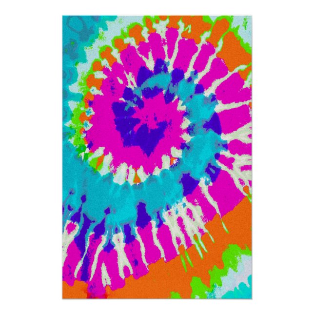 Póster holiES - Estilo de Batik Espiral de Energia (Frente)