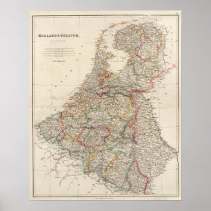 Póster Holland e Bélgica
