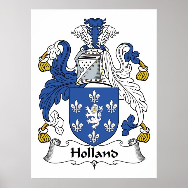 Poster Holland Family Crest (Frente)