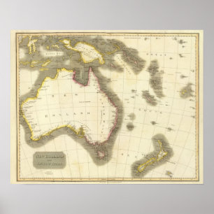 Póster Holland novo, ilhas asiáticas