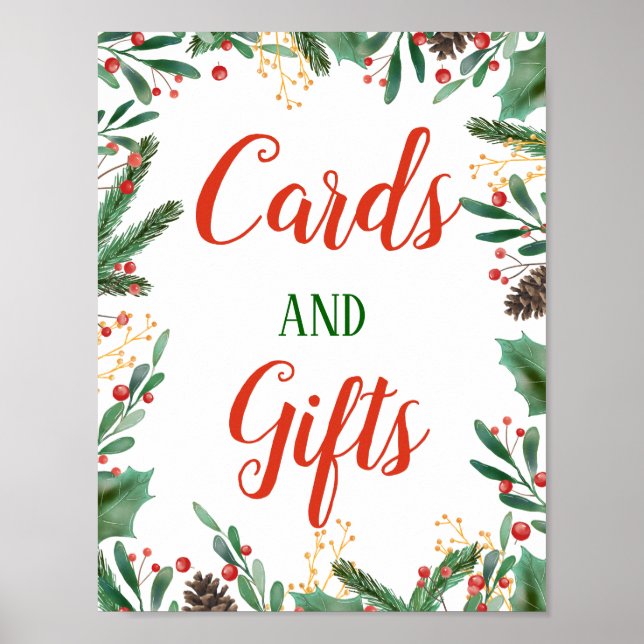 Poster Holly Deixa Berry | Cartões E Presentes Sinal De C (Frente)