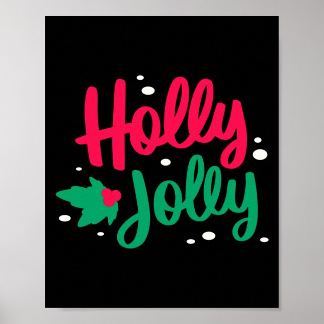 Poster Holly Jolly Christmas  (Frente)