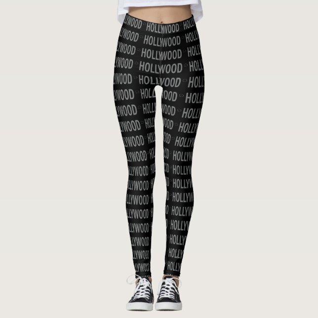 Poster Hollywood Blvd. Leggings femininas (Frente)