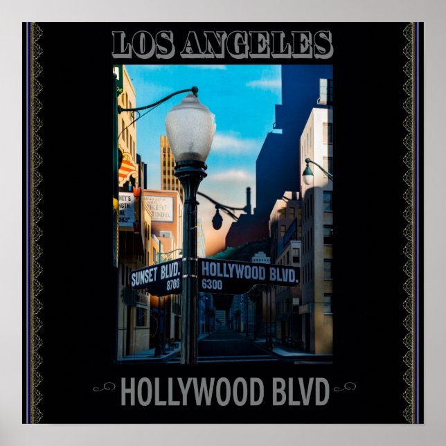 Poster Hollywood Blvd. Pôster (Frente)