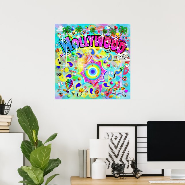 Poster Hollywood Dança Mística  (Escritório em casa)