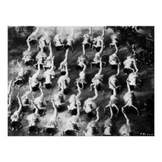 Póster Hollywood Musical Chorus Girls