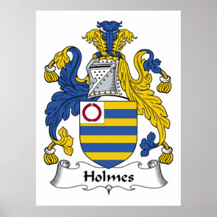 Poster Holmes Family Crest